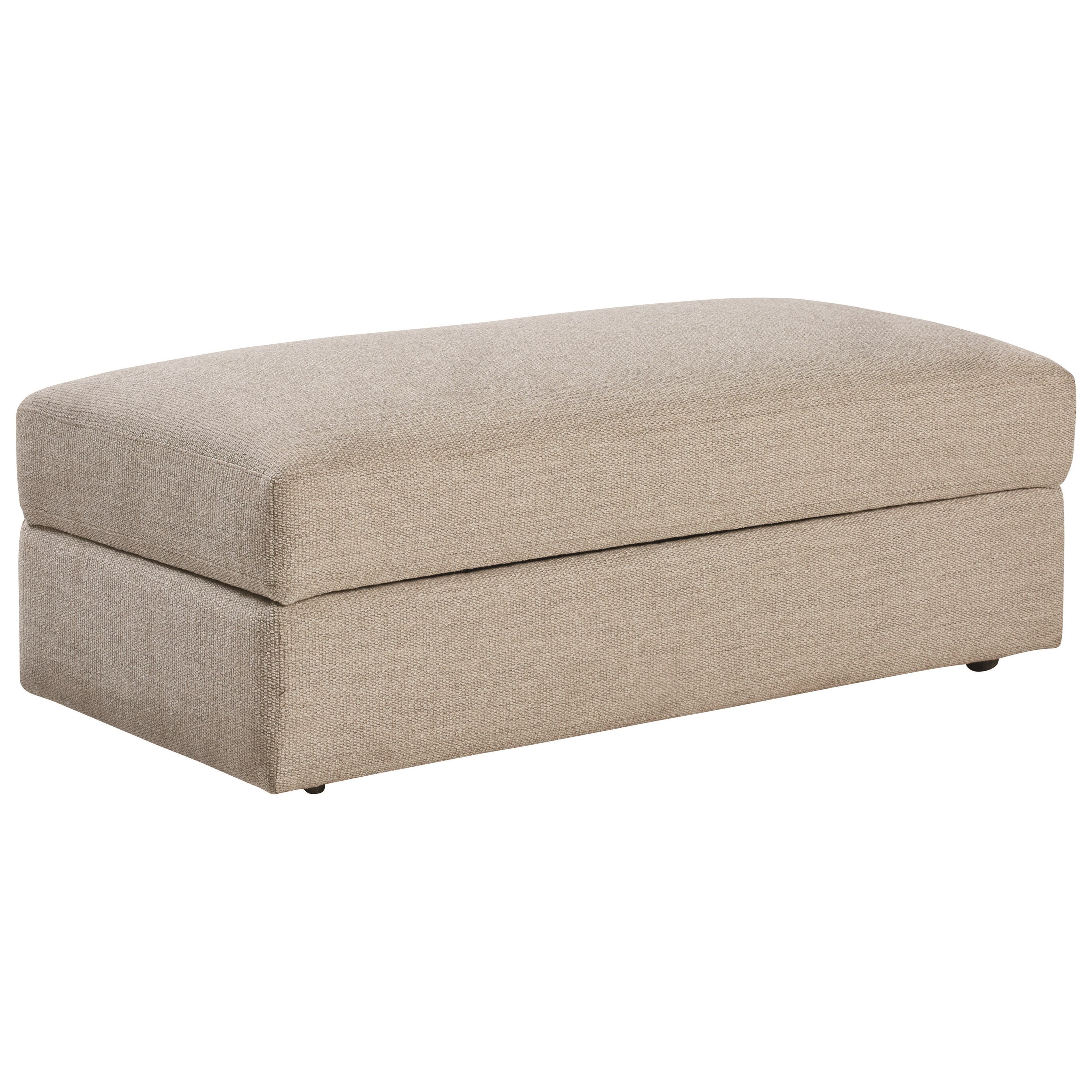 Bassett Allure Contemporary Storage Ottoman Bassett of Cool